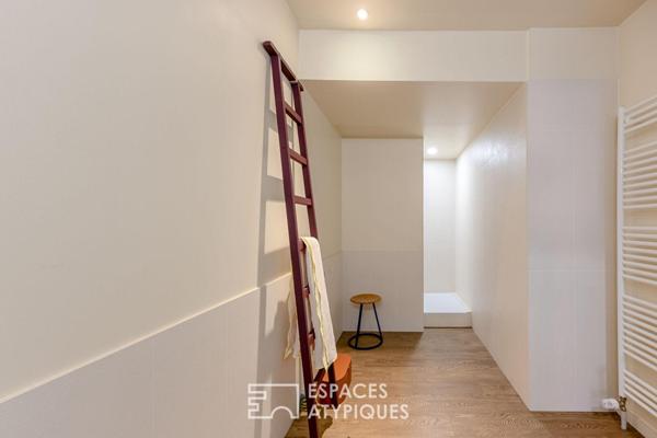 Loft contemporain en duplex et sa terrasse