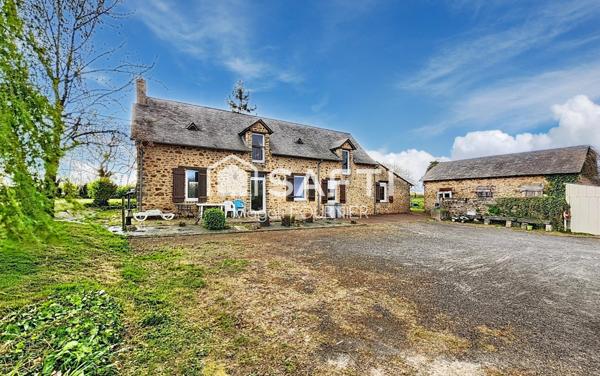 Superbe longère 3 chambres, 9000m² de terrain, à l’abri des regards sans voisins