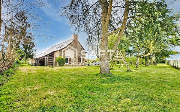 Superbe longère 3 chambres, 9000m² de terrain, à l’abri des regards sans voisins