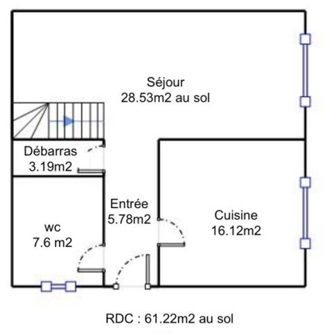 Maison à vendre 4 pièces de 115 m²