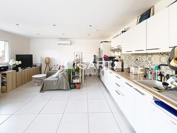 Duplex avec terrasse dégagée de 25 m2