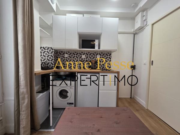 Paris (75018) 2P REZ DE CHAUSSEE SURELEVE meublé 18ieme sans travaux