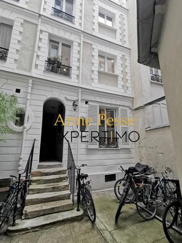 Paris (75018) 2P REZ DE CHAUSSEE SURELEVE meublé 18ieme sans travaux