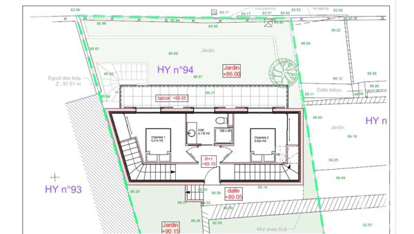 Terrain à vendre  150 m2 NICE - 06