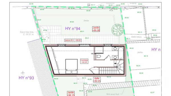 Terrain à vendre  150 m2 NICE - 06