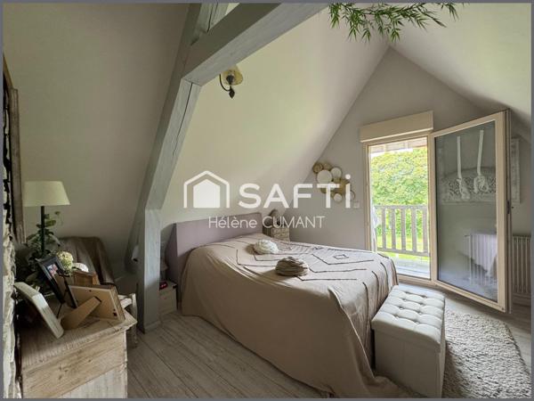 Bien EXCEPTIONNEL : longère normande de caractère, au Nord de Lisieux.