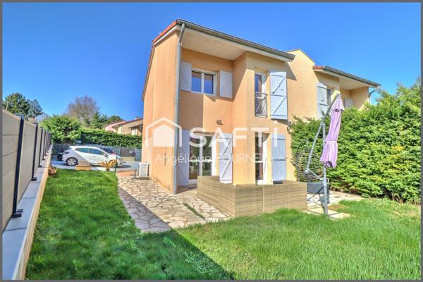 Maison mitoyenne d'un côté - 3 chambres/Possible 4- Garage + stationnement - Terrain clos de 277m²