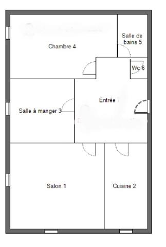 Dpt Vosges (88), à vendre à VITTEL  Bel APPARTEMENT T3  avec BALCON et 2 CAVES