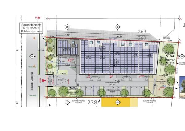 Saint-Paul-Trois-Châteaux (26130) Location ENTREPÔT NEUF 749M2 DIVISIBLES EN 5