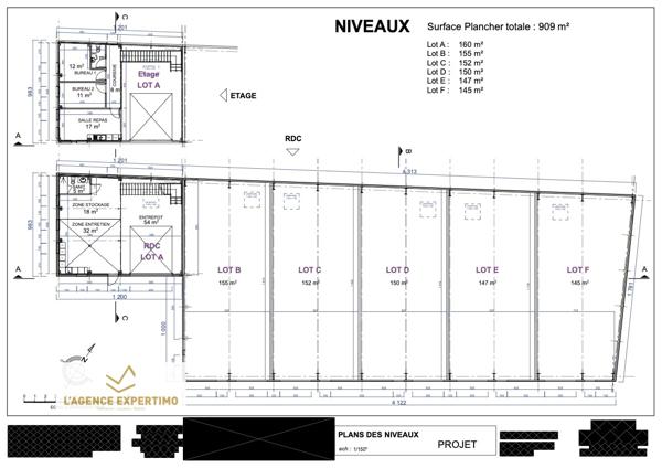 Saint-Paul-Trois-Châteaux (26130) Location ENTREPÔT NEUF 749M2 DIVISIBLES EN 5