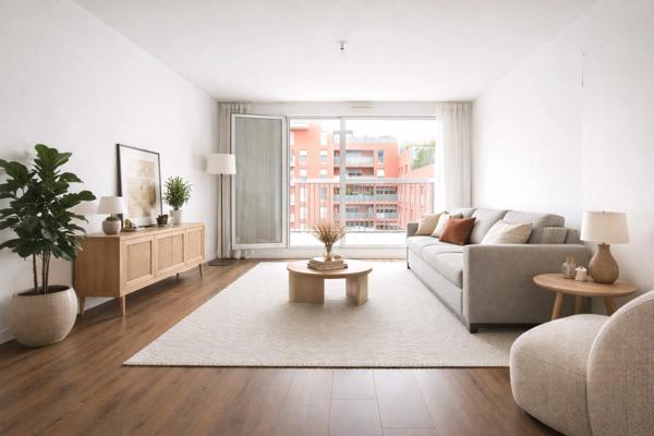 Appartement à vendre 3 pièces COLOMBES (92)68m²-2 chambres- balcon-parking