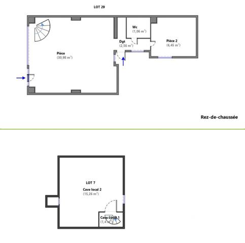 Appartement à vendre 1 pièce 41 m² Paris 17