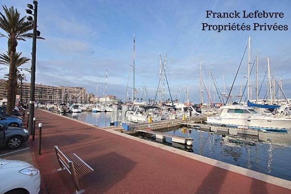 Saint Cyprien port studio avec vue mer avec garage + parking