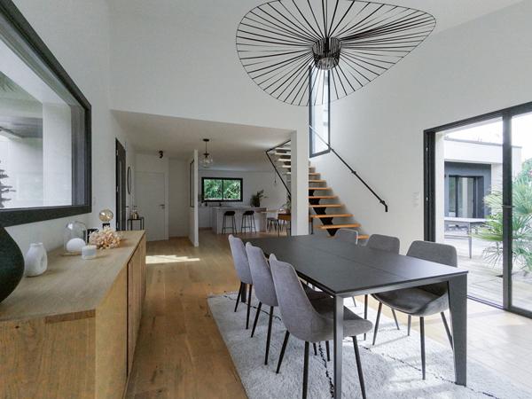 Maison contemporaine de 2022 à vendre dans le quartier prisé des Fontenelles à Murs Érigné - 4 chambres et vie de plain pied proche commodités