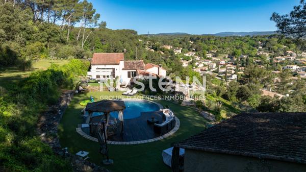 À VENDRE À TRANS-EN-PROVENCE PROPRIÉTÉ d'environ 152 m² sur 7000 m² de terrain paysagé avec PISCINE