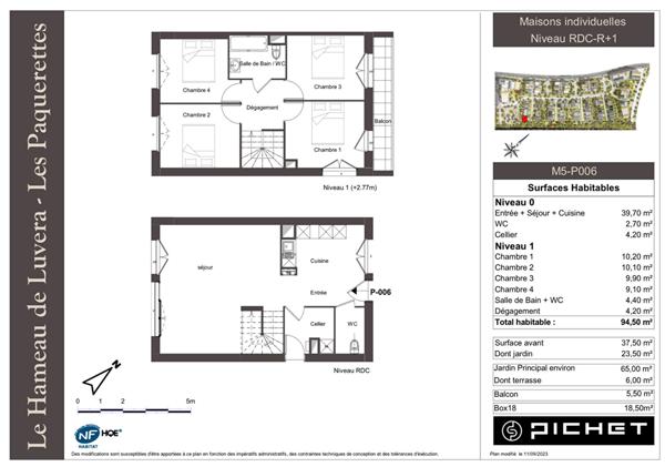 Achat maison Louvres - 5 pièce(s) - 95 m² - 395 000 €