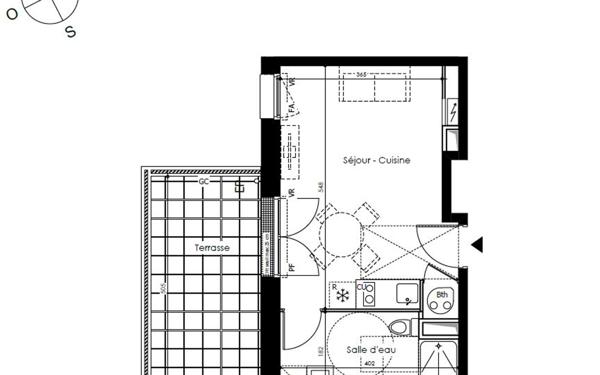 Appartement à vendre    1 pièce • 27,79 m2 Guérande