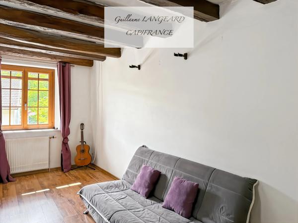 Au coeur de Thoirette (39240) - Maison de caractère en pierres – 4 chambres – Terrasses aménagées