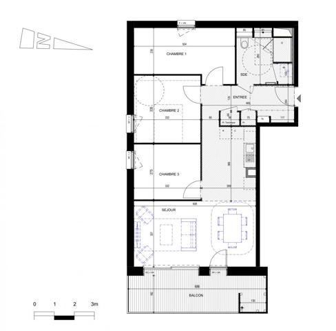 Appartement (neuf) à vendre 4 pièces 77 m² Annecy