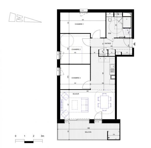 Appartement à vendre 4 pièces 77 m² Annecy