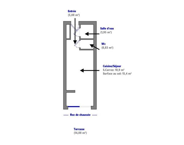 Studio à vendre 19 m² Balaruc-les-Bains
