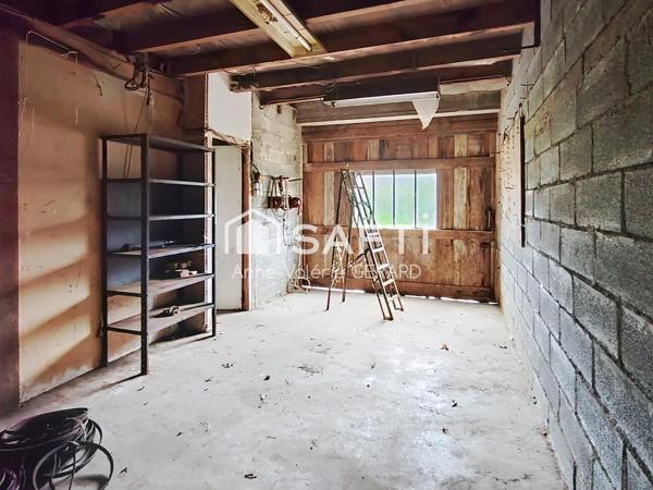 Maison campagne –135 m²,terrain 4606m²+dépendances
