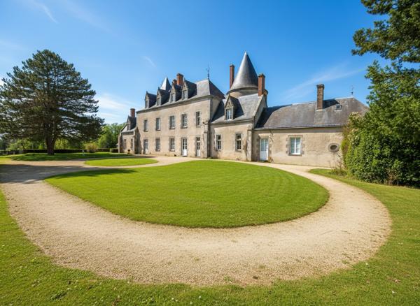 CHÂTEAU D'EXCEPTION DES XVe ET XIXe SIÈCLES DOMAINE DE 108 HECTARES, MONUMENT HISTORIQUE, HAUTE-VIENNE Le dorat