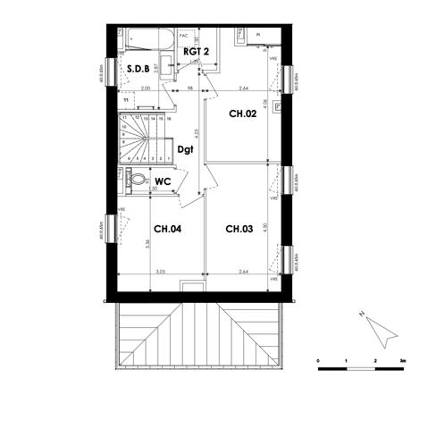 Dinard (35800) DINARD - LA VICOMTE - A 5 min de la mer - MAISON 4 CHAMBRES