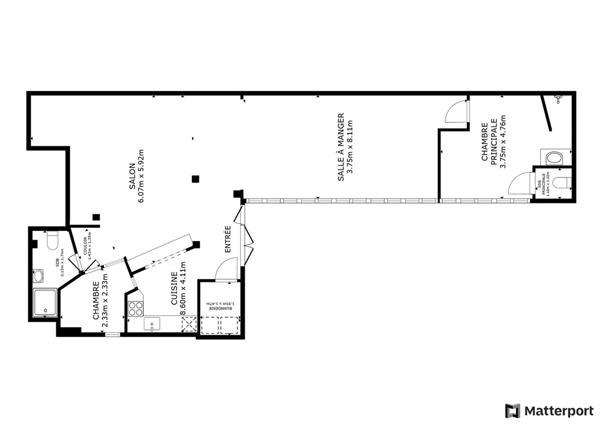 Maison Paris Batignolles 4 pièces 97.08 m2
