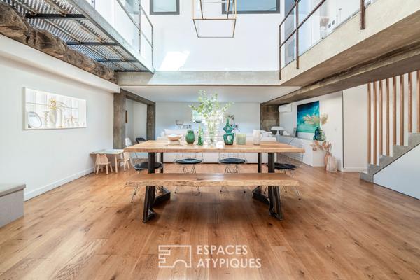 Loft en duplex avec terrasse