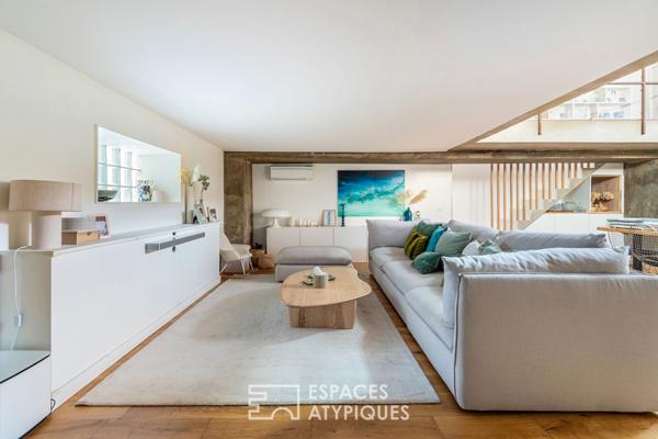 Loft en duplex avec terrasse