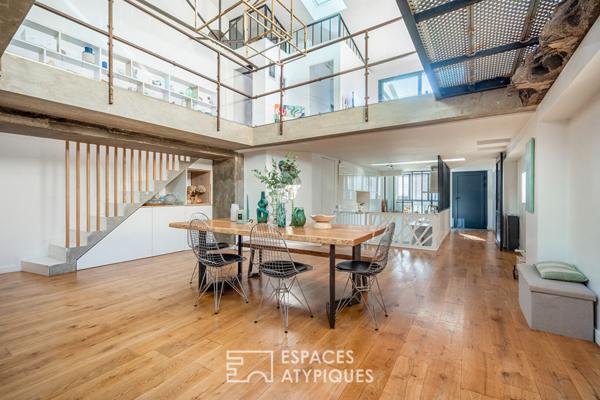 Loft en duplex avec terrasse