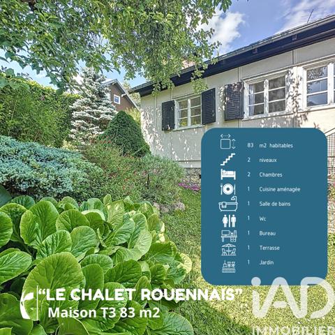 Maison à vendre 3 pièces 85 m² Rouen