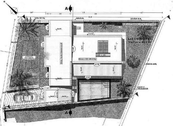 Belle maison de plain-pied avec piscine