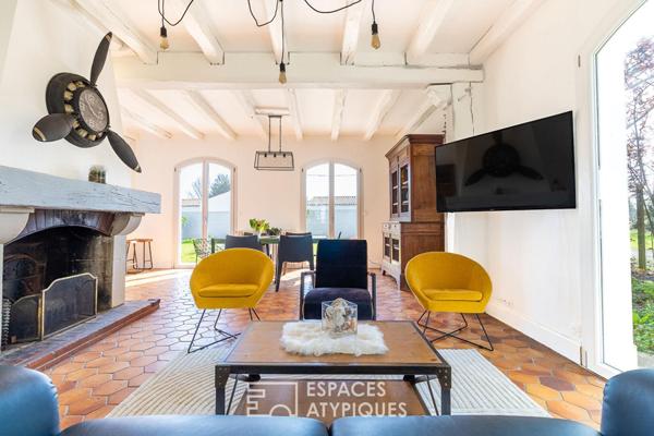 Maison de charme au coeur d’un bois proche de La Rochelle