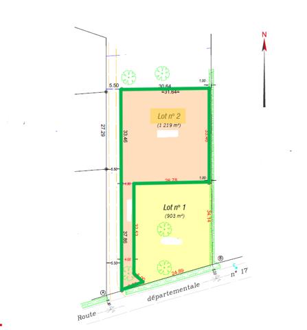 Terrain à vendre 1 219 m² Rouffignac-de-Sigoulès