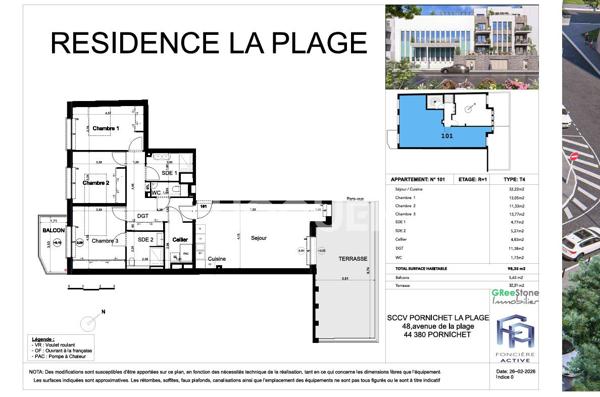 Appartement T4 PORNICHET