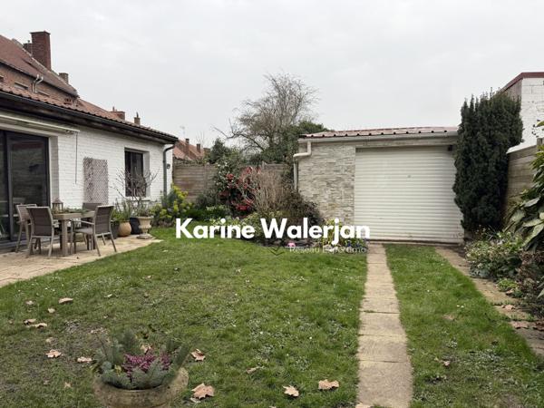 Courrières (62710) MAISON INDIVIDUELLE 217 M2 - SEMI PLAIN PIED - VOLUMES - 6 CHAMBRES - POSSIBLE PROFESSION LIBERALE - JARDIN