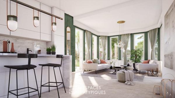 Appartement à l’architecture du XIXème avec son jardin privatif