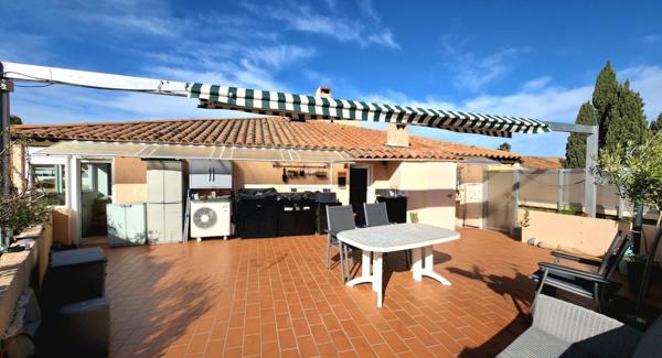APPARTEMENT 2/3 PIECES GRANDE TERRASSE 1 PARKING PRIVATIF - QUARTIER PORT MIRAMAR - PLAGE MIRAMAR -