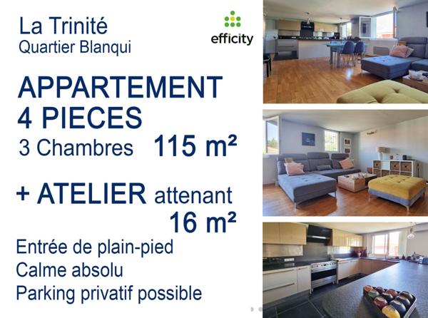 Appartement 4 pièces - 115 m² Exclusivité