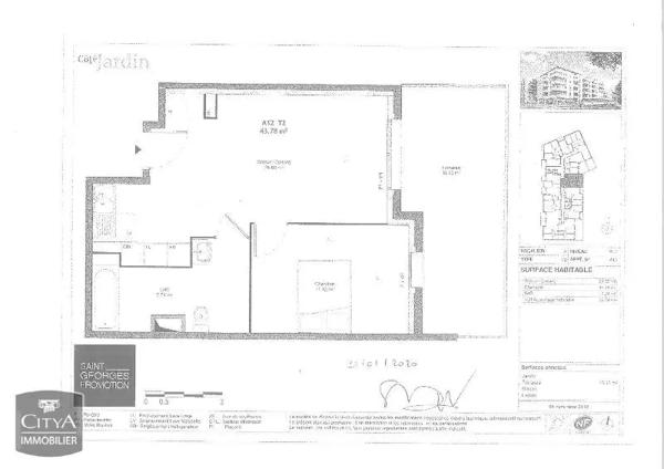 Appartement à louer 2 pièces 43.78m² Neuilly-sur-Marne (93330)