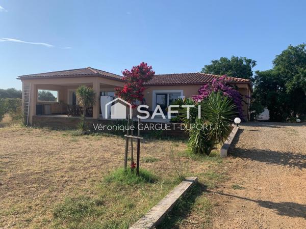 Villa plain-pied, 151m2, dépendances sur 1758 m² de terrain