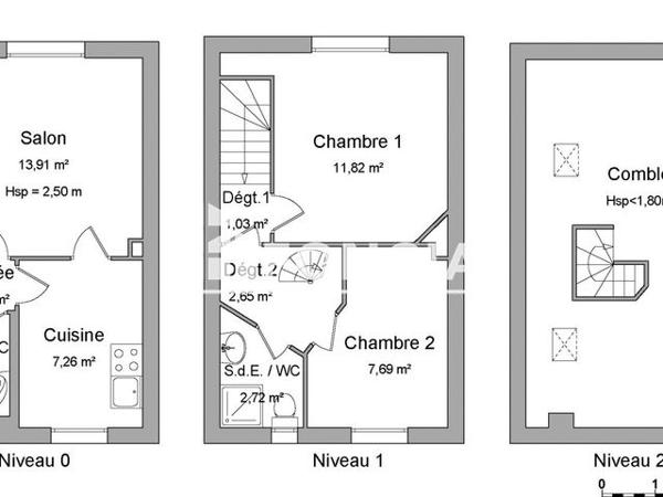 Location Appartement 3 pièces 51.8 m² - 23 RUE DES RESERVOIRS Chartres 28000