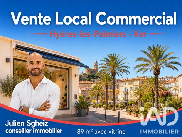 Murs commerciaux  à vendre 88,63 m² Hyères