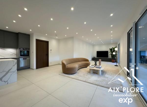 VENTE – APPARTEMENT T4 DE STANDING – GRÉSY-SUR-AIX 108,72 m² – Traversant Nord/Sud – 2ème et dernier étage