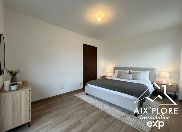 VENTE – APPARTEMENT T4 DE STANDING – GRÉSY-SUR-AIX 108,72 m² – Traversant Nord/Sud – 2ème et dernier étage