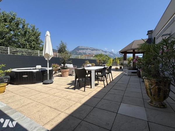 SAINT-MARTIN-D’HÈRES/secteur centre – APPARTEMENT DE PRESTIGE – DERNIER ÉTAGE – TERRASSE de 206m2