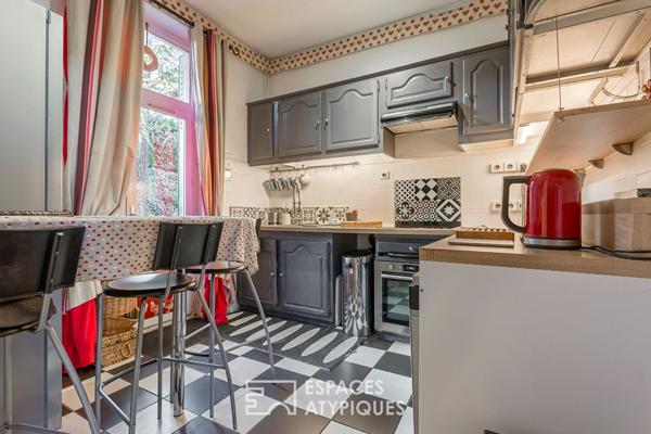 Maison 1920 avec dépendances et jardin