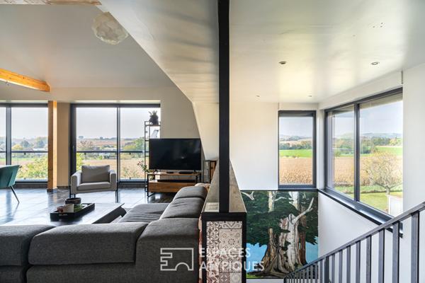 Triplex avec jardin et vue dégagée